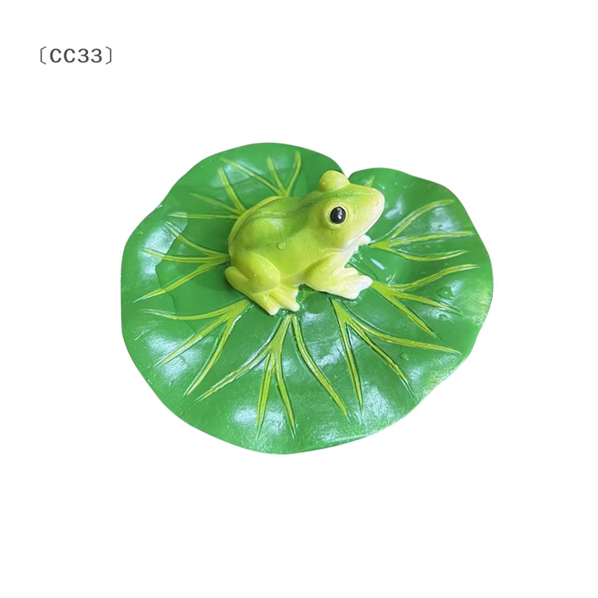 ieniaCC33 Frosch Gartendekoration aus Harz als realistische Tierverzierung für den Innen- und Außenbereich - Bild 4