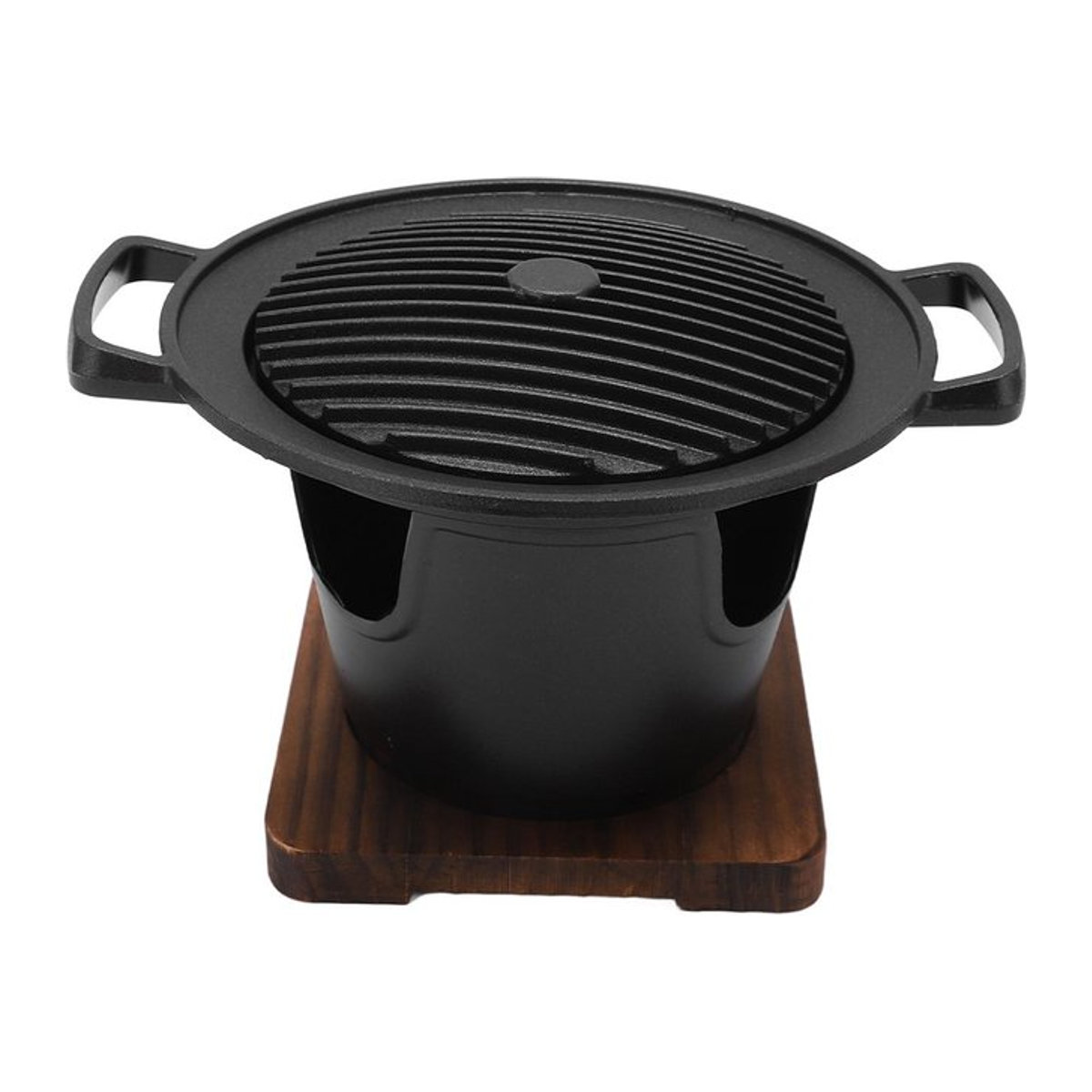 Igeteck Mini BBQ Grill Set mit Antihaftbeschichtung für Camping und Picknick - Bild 1