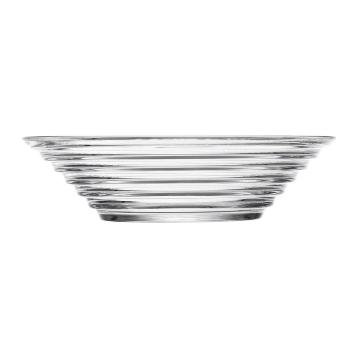 Iittala Aino Aalto Schale aus Glas in Transparent, Skandinavisches Design, Rund - Bild 1