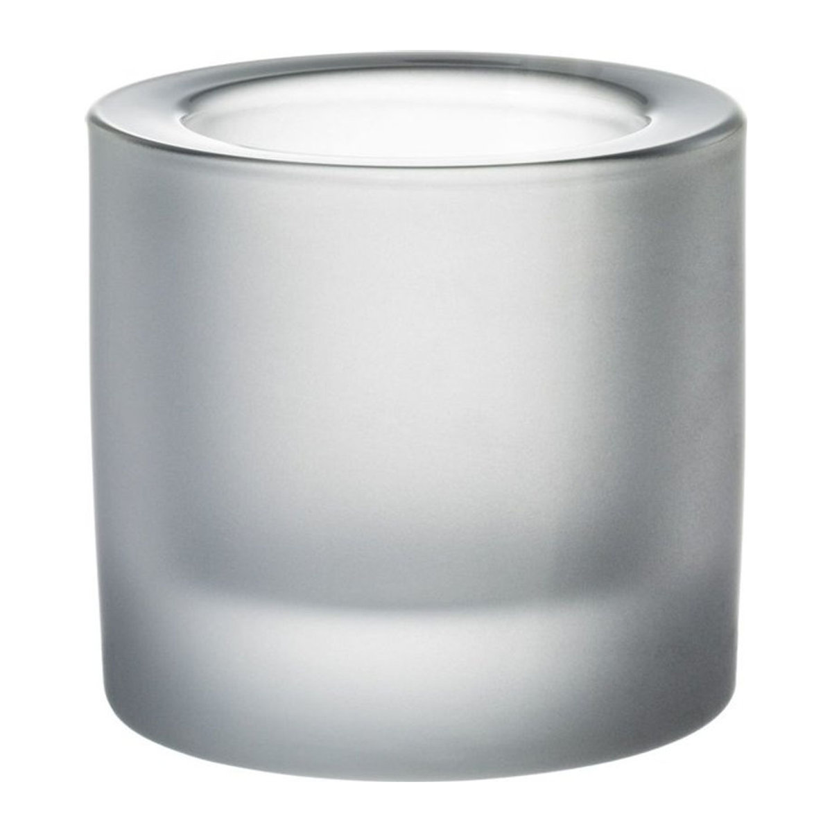 Iittala Kivi Windlicht aus Glas in Weiß für Teelichter - Bild 1