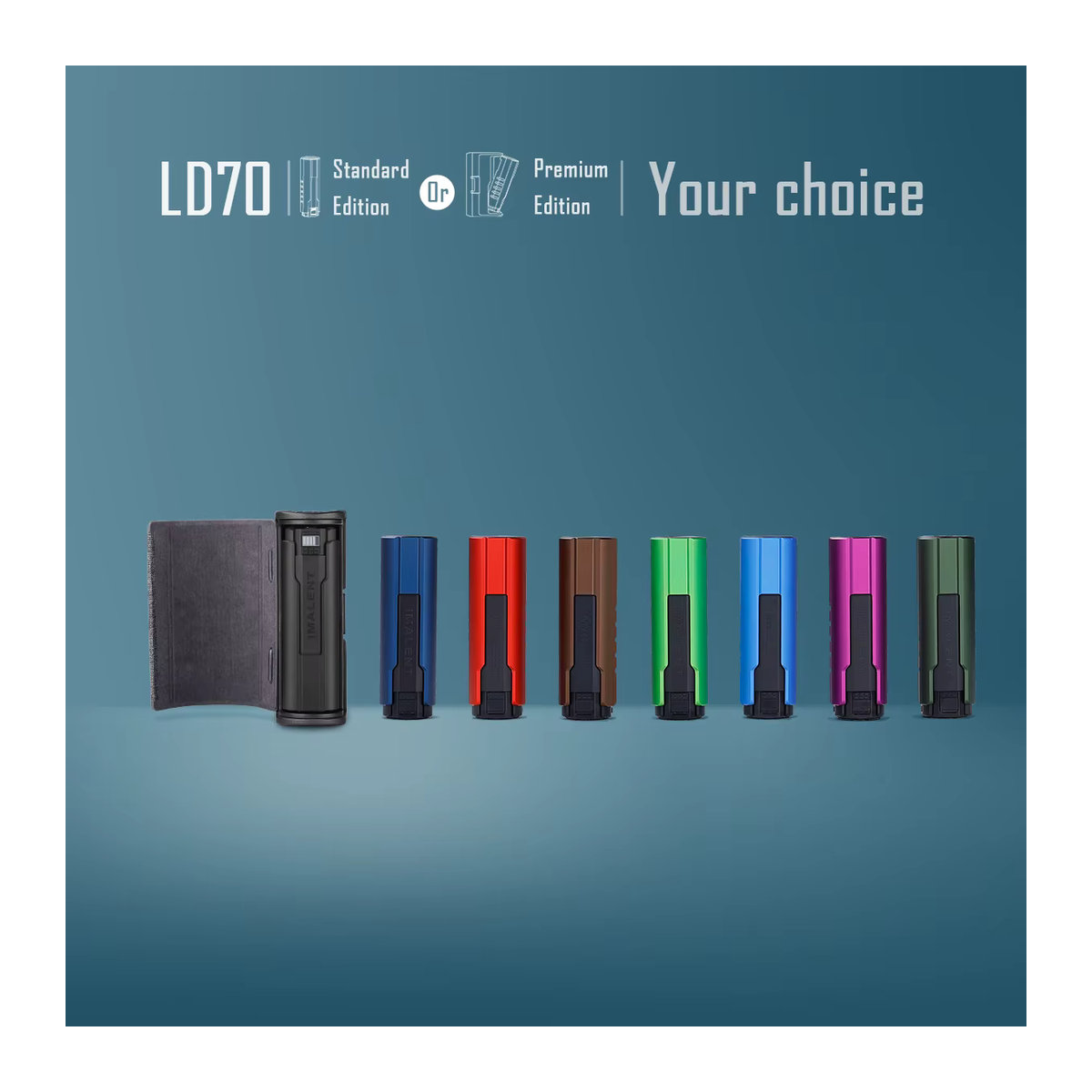 IMALENT LD70 Deluxe Edition EDC-Taschenlampe mit USB Typ C, wiederaufladbar für Camping, Klettern und Nachtangeln - Bild 2