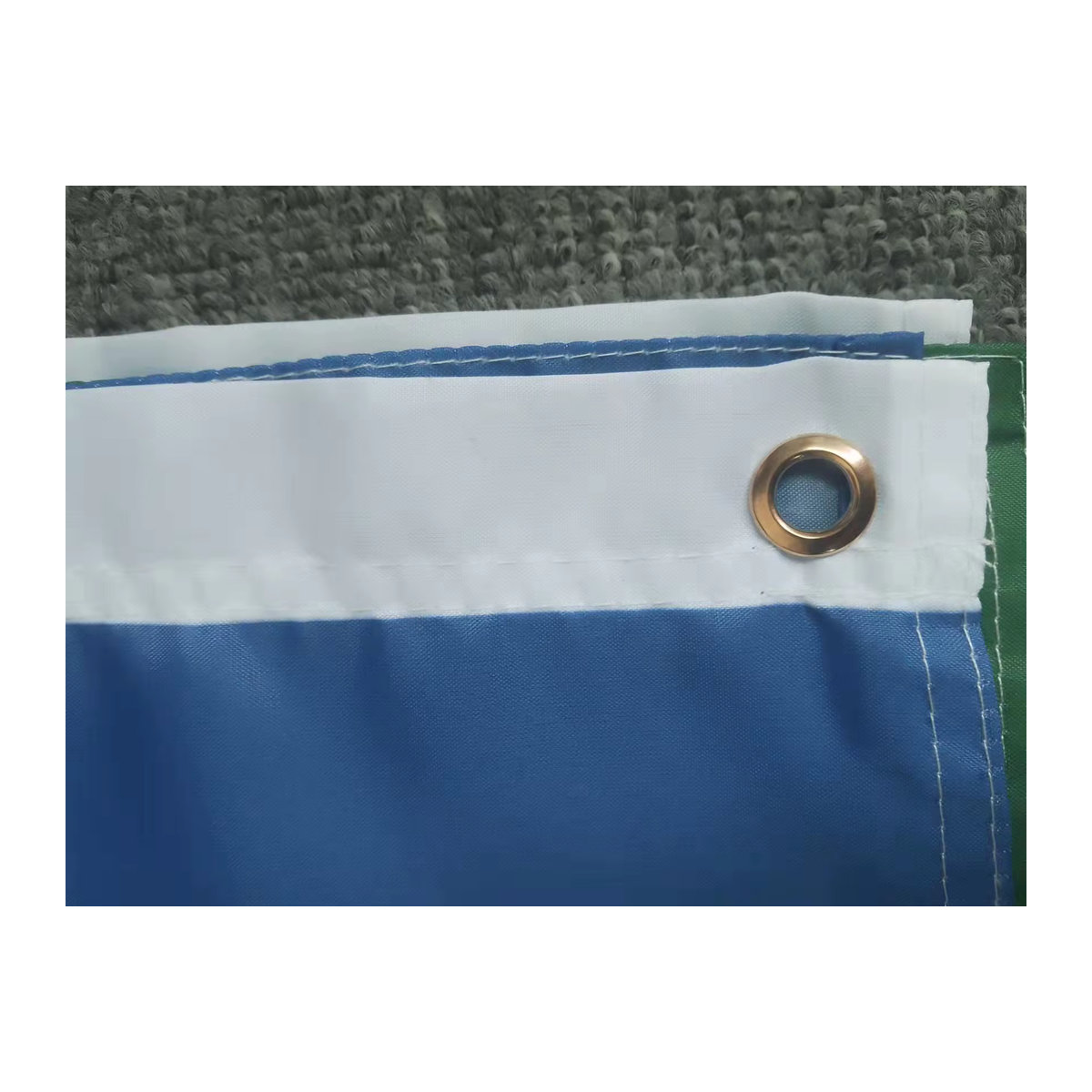 Individuell bedruckte Flagge aus Polyester mit Messingösen für Außenwerbung und Dekoration, B/H: 60 x 40 cm - Bild 2