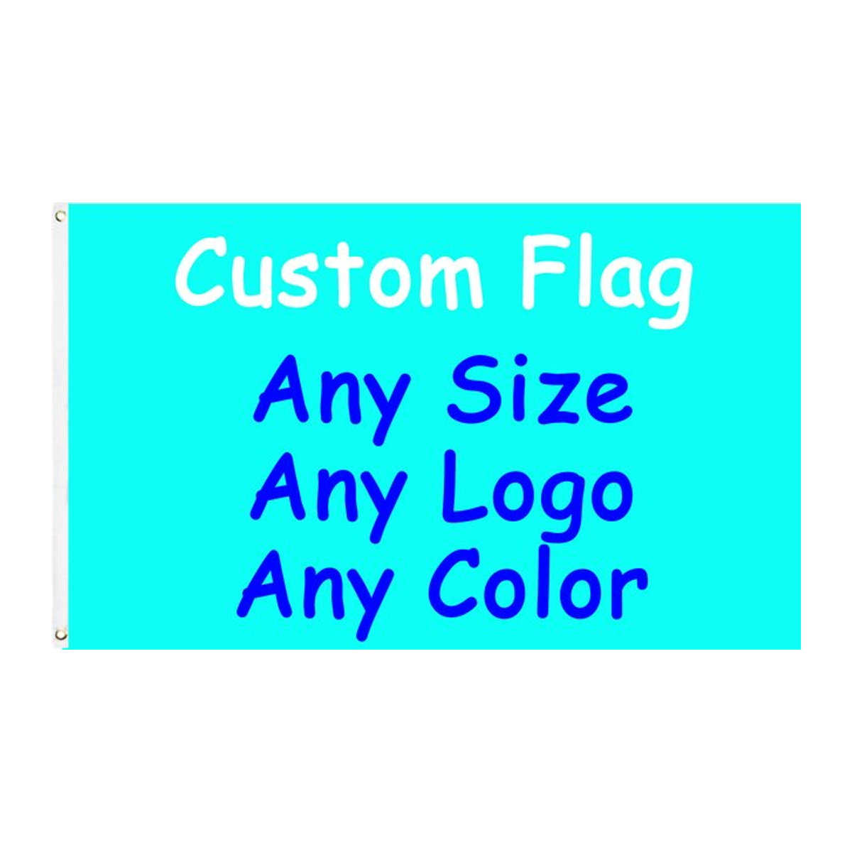 Individuell gestaltbare Flagge von FLAGCORE in verschiedenen Farben und Größen mit eigenem Logo als bedrucktes Textil-Banner - Bild 1