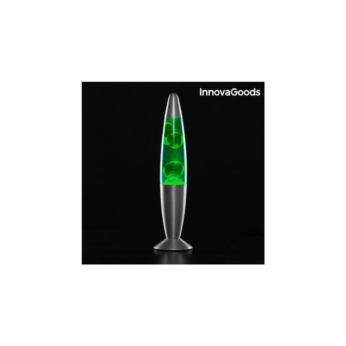 InnovaGoods Lavalampe Bewegungsmagma mit integriertem LED in Blau und Grün - Bild 2
