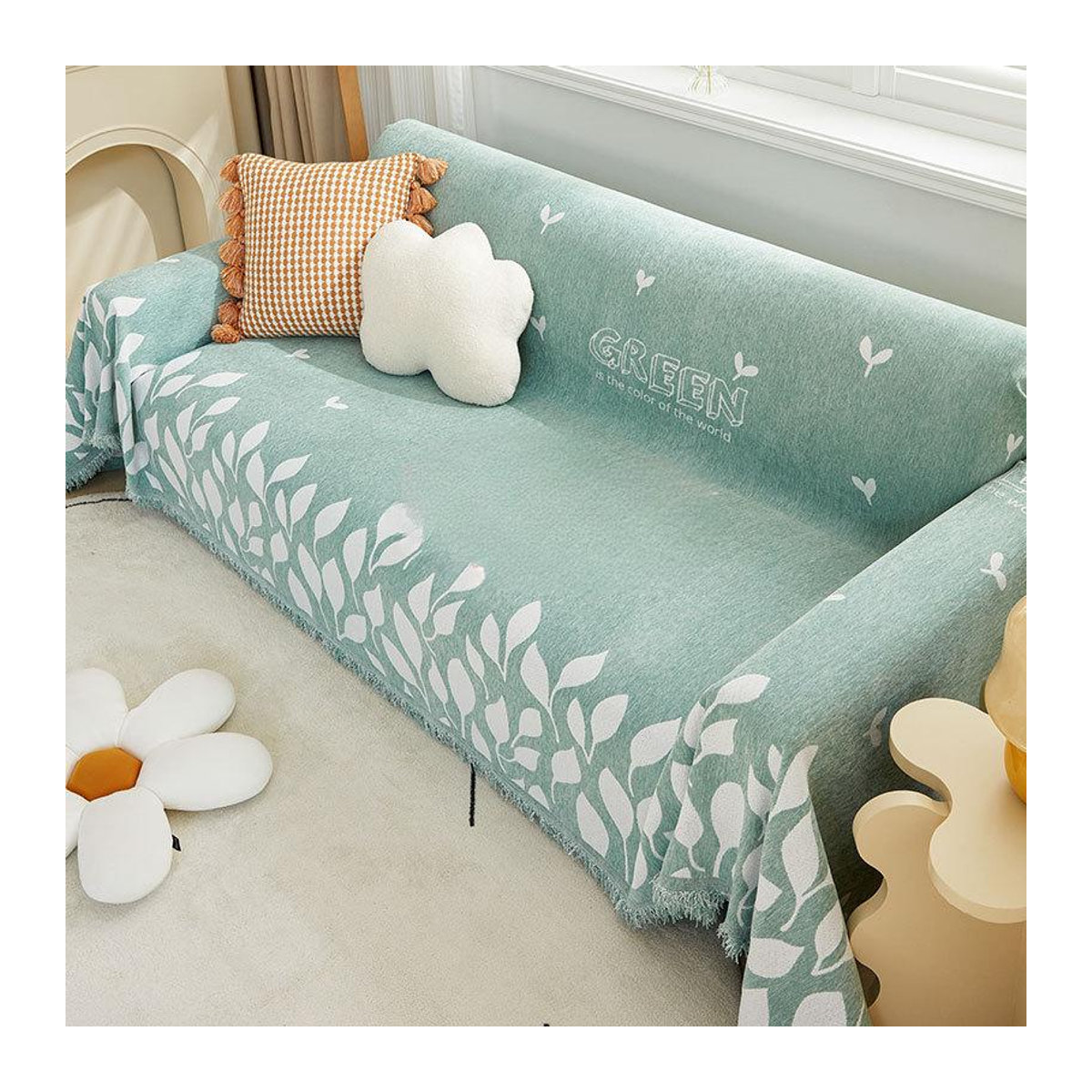 Ins Style Sofahandtuch Four Seasons Universal-Sofabezug, kratzfestes Sofakissen-Schutzbezug, B/B: 180 x 130 cm - Bild 1