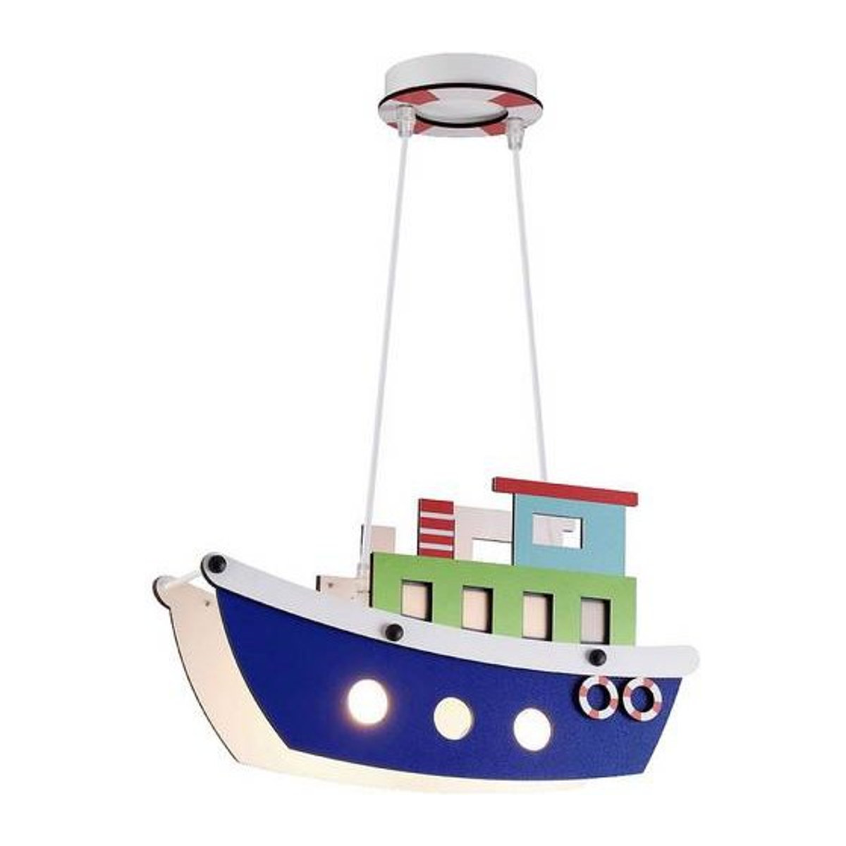 Insatech Schiff Pendelleuchte LED E14 20W Bunt - Bild 1