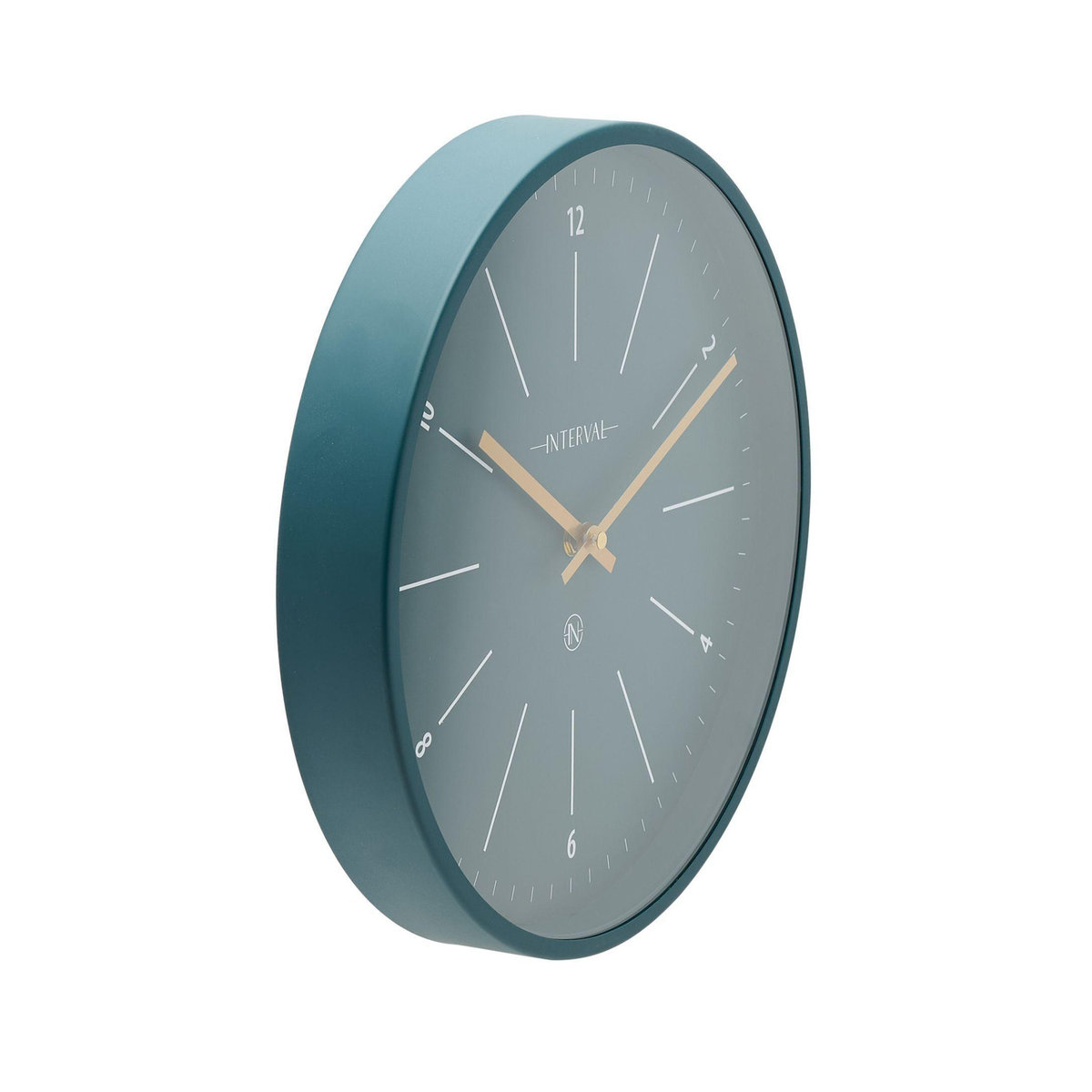 Interval Metall Wanduhr Smaragdgrün Durchmesser: 32 cm - Bild 3