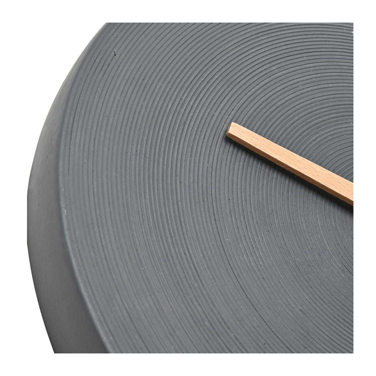 Intervall Wanduhr aus Zement in Grau, rund und minimalistisch, Durchmesser: 28 cm, Tiefe: 3,5 cm - Bild 2