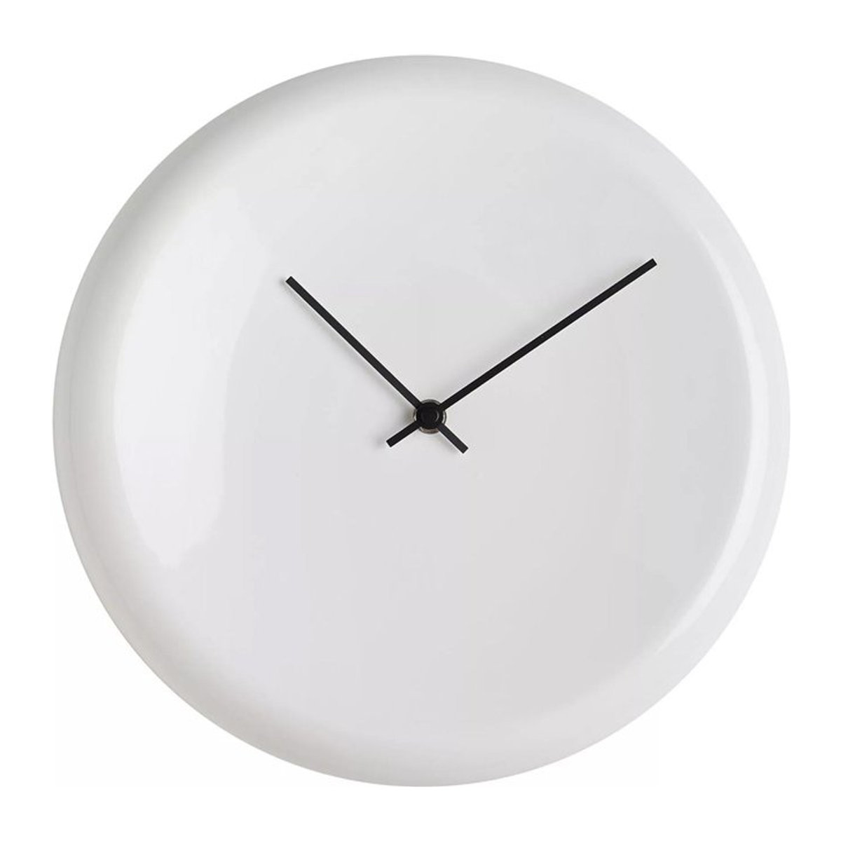 Intervall Wanduhr mit Keramikscheiben in Weiß, Analog und Minimalistisch, Durchmesser: 30,0 cm - Bild 1