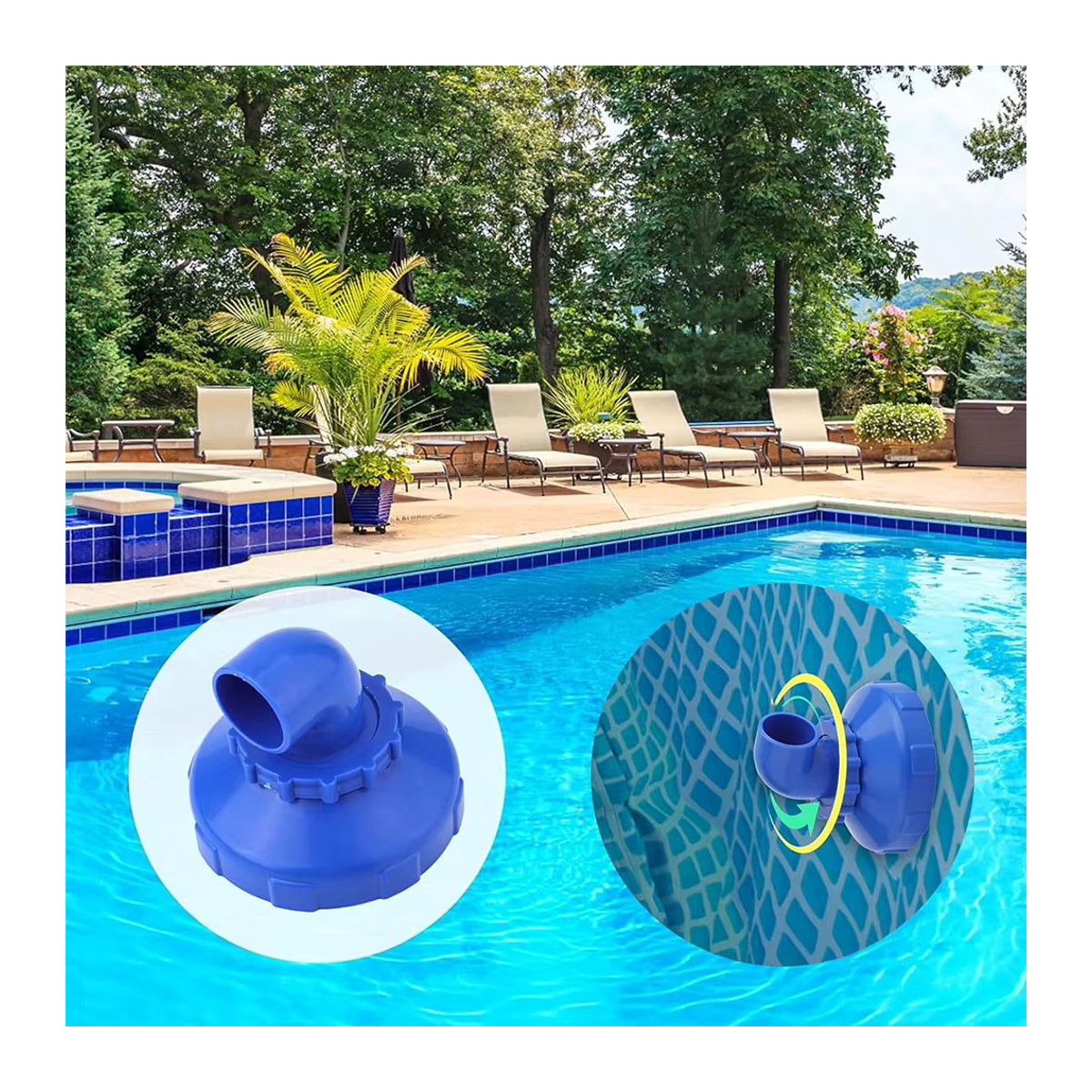 Intex 360 Grad rotierbare Pool Jet Düse als Ersatzteil für Intex Pools - Bild 4