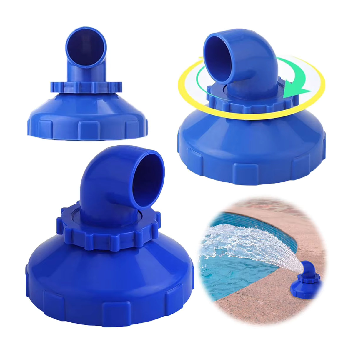 Intex Pool-Jet-Düsen 360 Grad drehbar für Schwimmbad-Rücklaufstrahl und Pool-Einlassdüsen - Bild 2