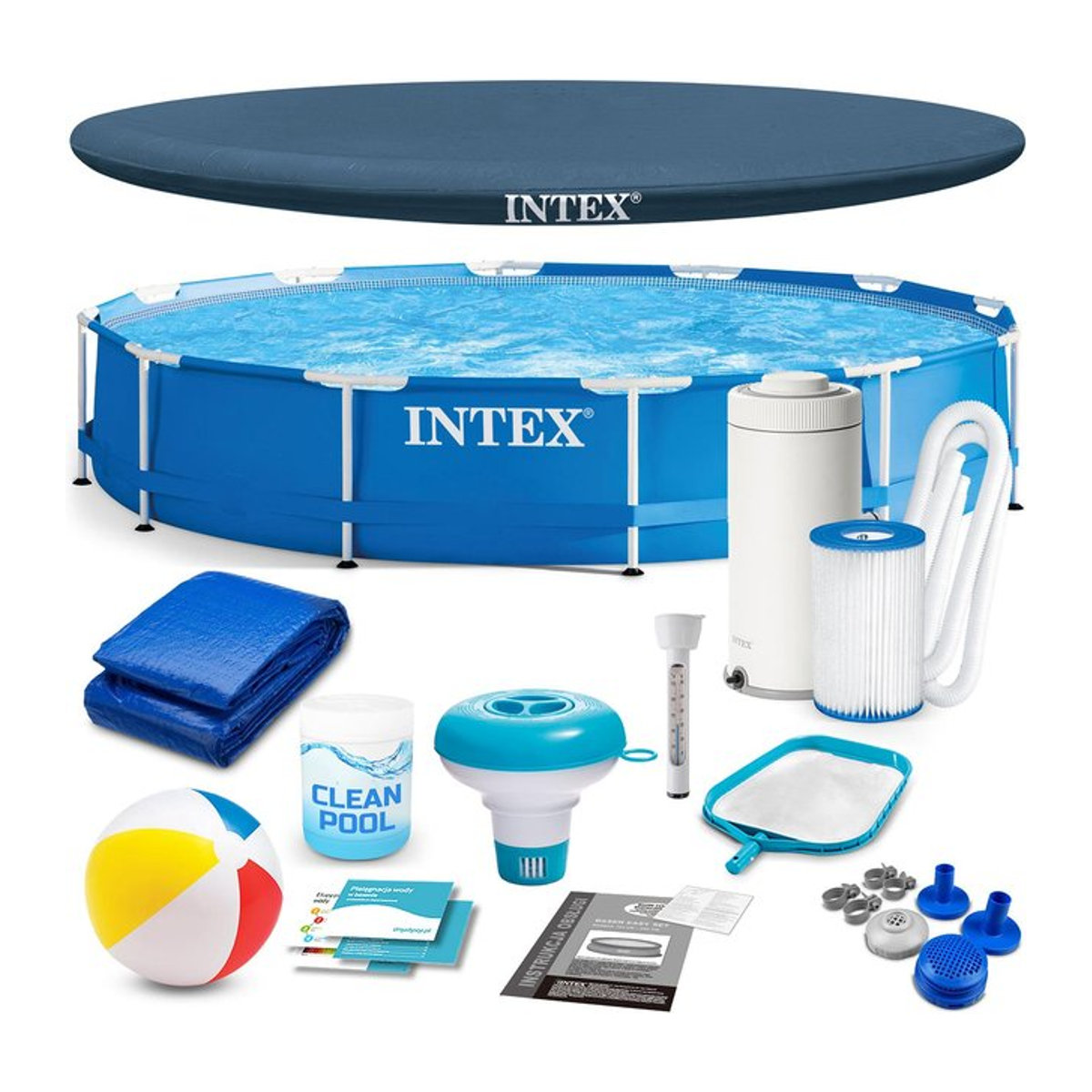 Intex Rahmenpool 16-in-1 Gartenpool Modell 28212 B/H: 366 x 76 cm - Bild 1