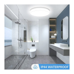 IRALAN ultradünne runde LED-Deckenleuchte in Weiß, minimalistisches Design für Schlafzimmer, Flur und Toilette