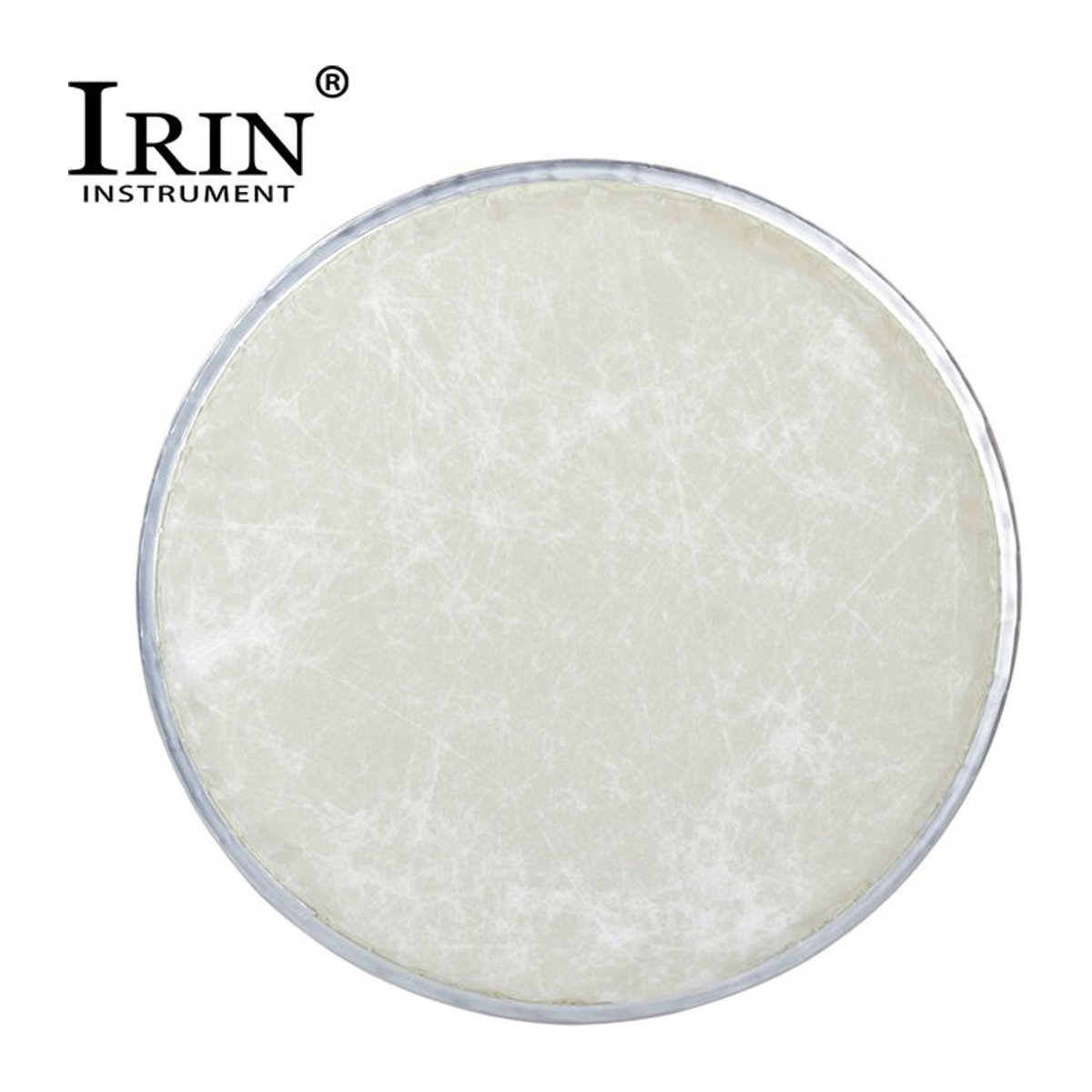IRIN Selbsttuning Drum Skin für afrikanische Trommel und Konka Drum, Beige, Durchmesser: 20,32 cm - Bild 1