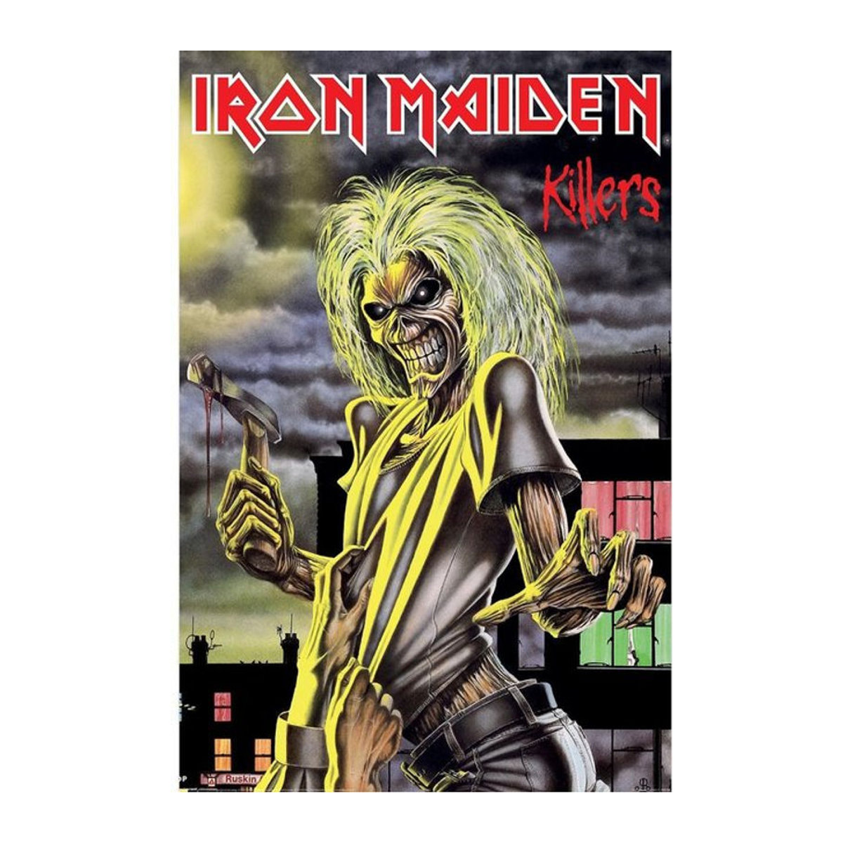 Iron Maiden Killers Maxi Poster aus Papier, Motiv Eddie, mehrfarbig, Breite: 91.5 cm, Höhe: 91.5 cm - Bild 1