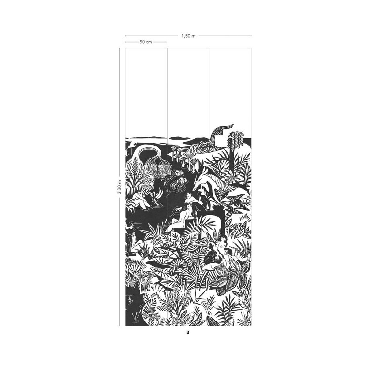 Isidore Leroy Wandbild Eternelles Vert Sauge in Grün als florale Vlies-Tapete für deine Wanddekoration - Bild 2