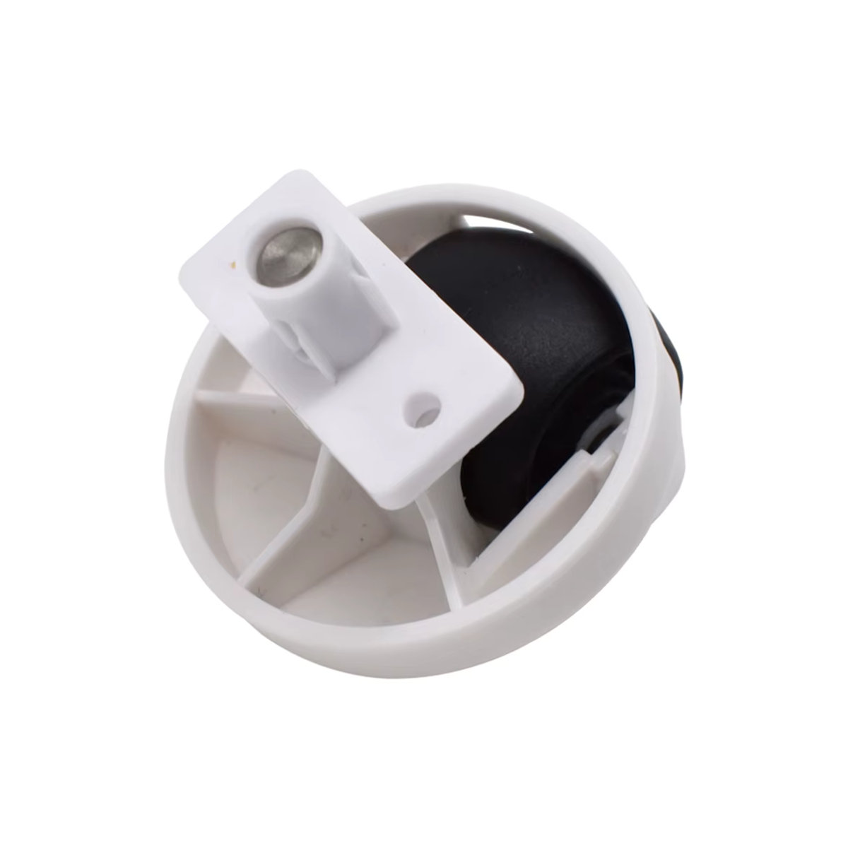 ISWEEP Ersatz Vorderrad für Roborock S4 S5 Max S6 Max S7 E4 S70 S75 Pure in Schwarz/Weiß - Bild 2