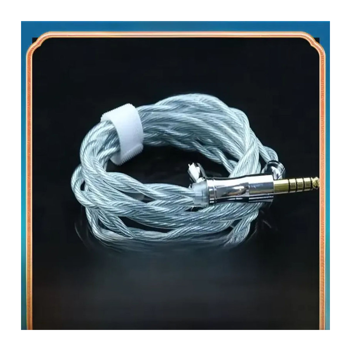 IvipQ HiFi-Ohrhörer-Upgrade-Kabel 2-adrig in Silber mit 2-Polig/mmcx/versenkt-0,78 2-Polig Anschluss für F1 Pro Jugend - Bild 6