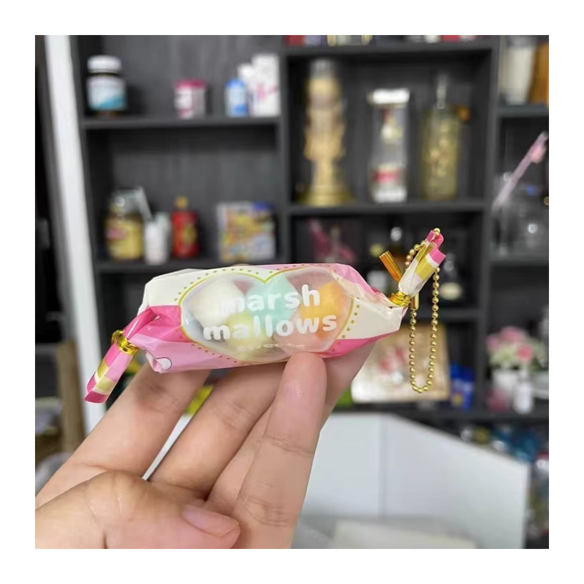 J-DREAM Gashapon Kapsel Spielzeug Mini Zuckerwatte Serie Simulation Snack Anime Figur Anhänger Schlüsselbund Ornamente in Multicolor - Bild 3
