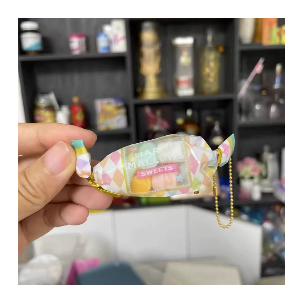 J-DREAM Gashapon Kapsel Spielzeug Mini Zuckerwatte Serie Simulation Snack Anime Figur Anhänger Schlüsselbund Ornamente in Multicolor - Bild 4
