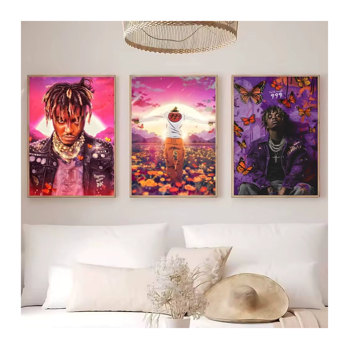 J-Juice WRLD Rap Sänger Musik Album Poster Wanddekoration im modernen Stil, mehrfarbig, Papier, Hochformat - Bild 4