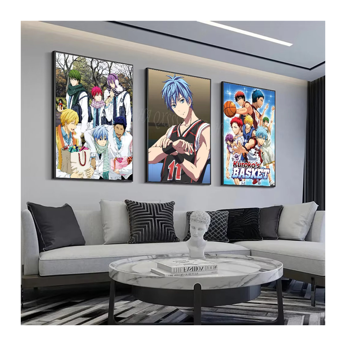 Japanisches Anime Kuroko no Basket Wandbild als dekorativer Poster Aufkleber in Mehrfarbig - Bild 3