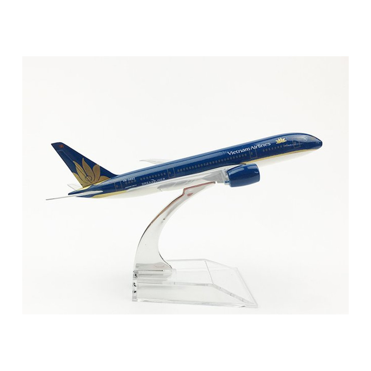 JASON TUTU Vietnam Airlines Boeing 787 Flugzeugmodell aus Metall in Blau, Maßstab 1:400 - Bild 1