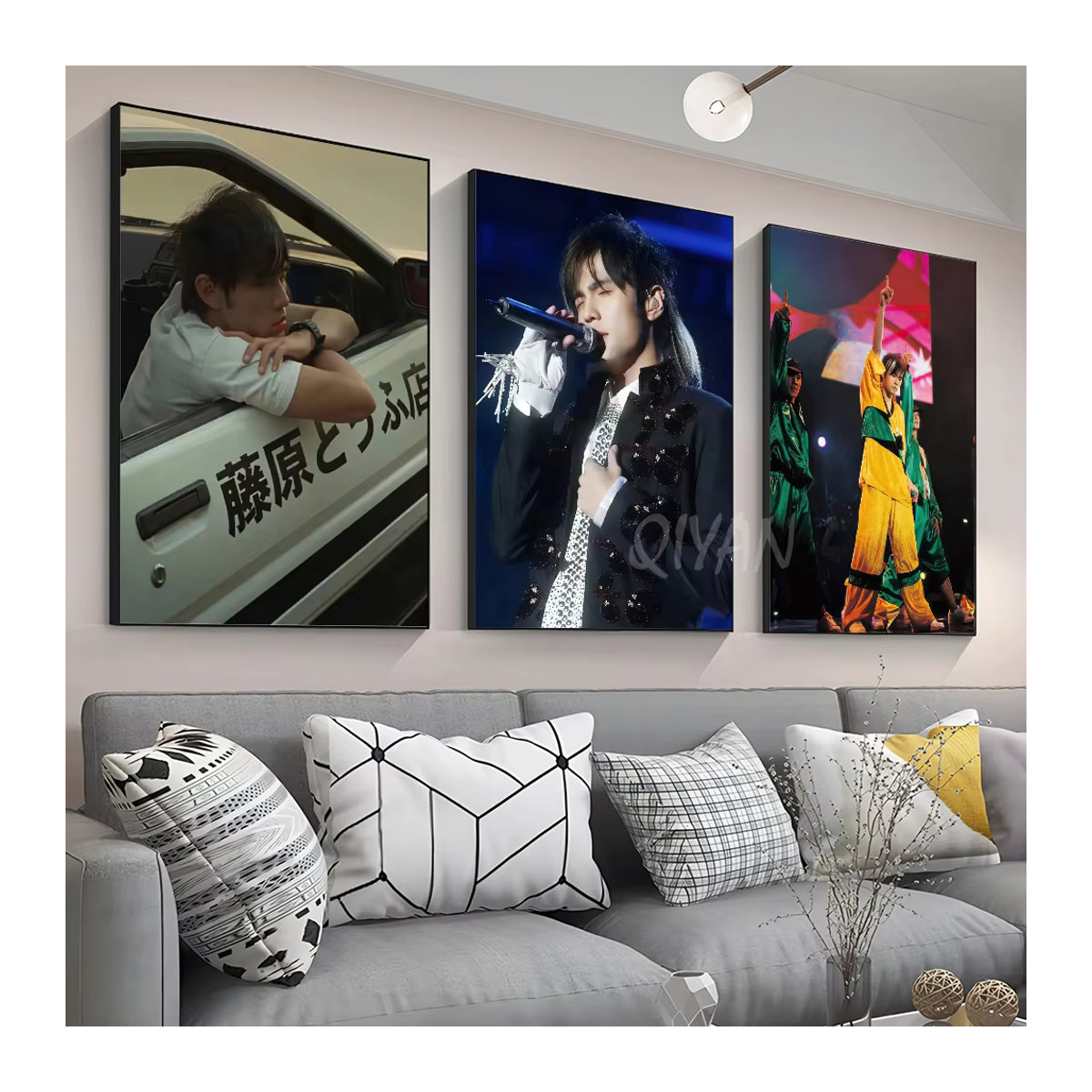 Jay Chou Poster Aufkleber Wandbild in Mehrfarbig für die Wanddekoration - Bild 2