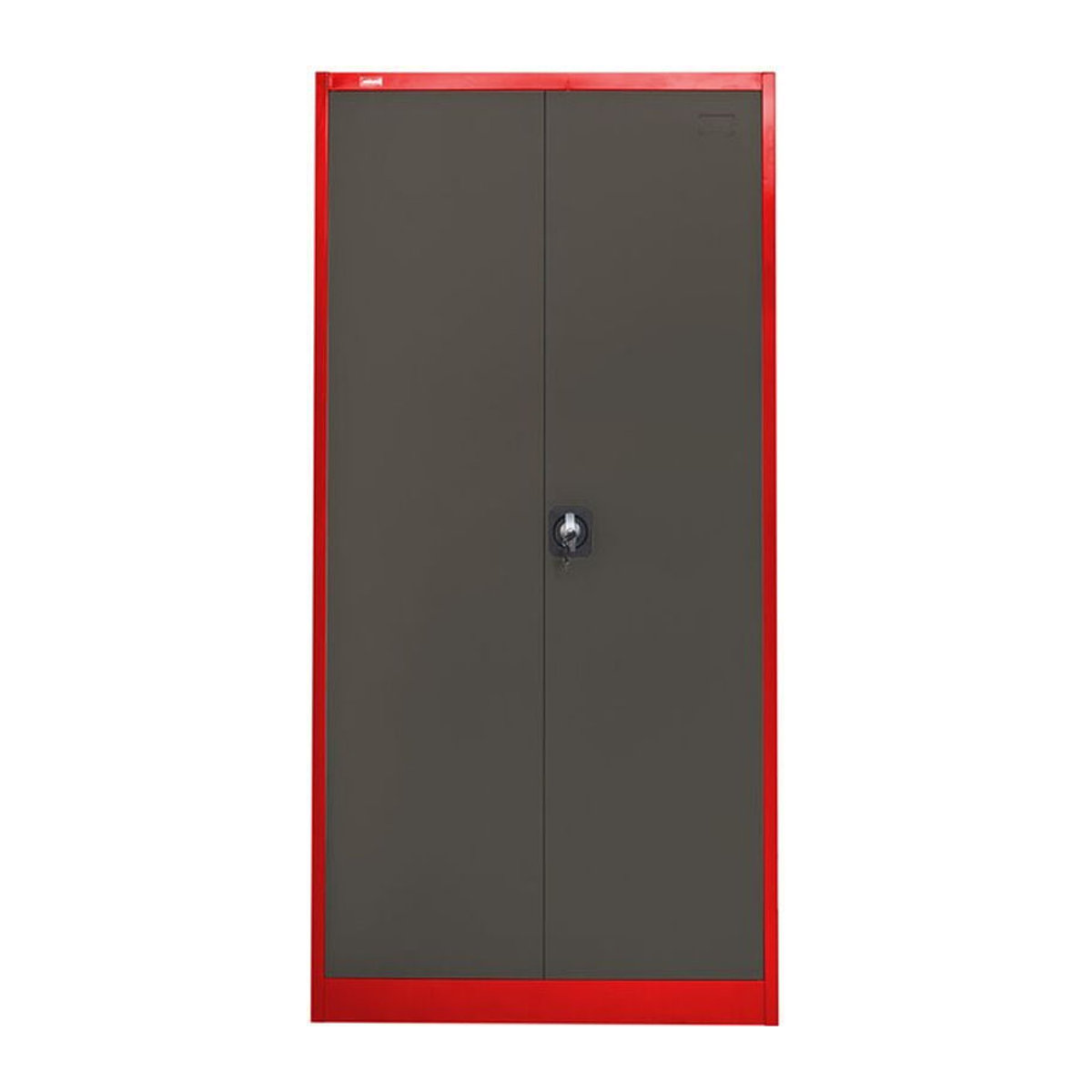 Jet-Line Aktenschrank Omsk mit Garderobe in Rot und Anthrazit - Bild 1