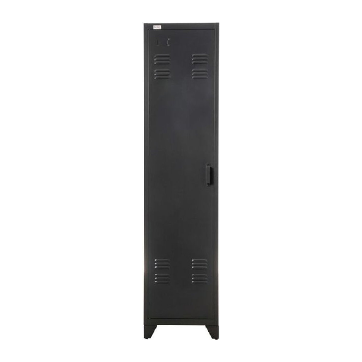 Jet-Line Aktenschrank Petrow in Anthrazit aus Metall mit Drehtüren, H: 180 cm, B: 43 cm, T: 50 cm - Bild 1