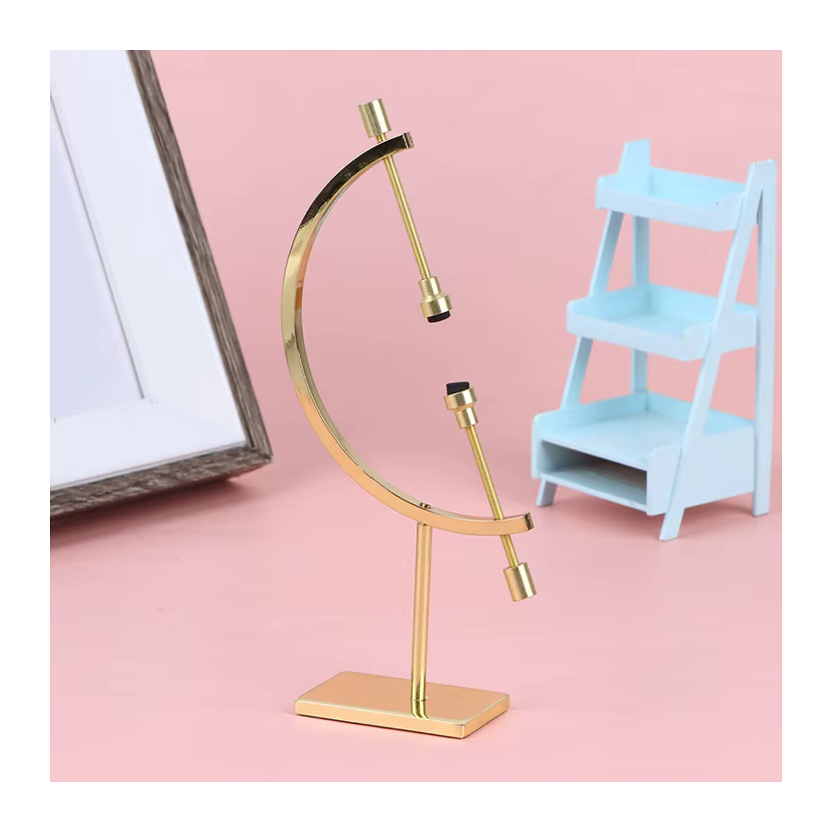JETTING Globus Display Stand aus Metall und Glas in Gold als dekoratives Ornament - Bild 1