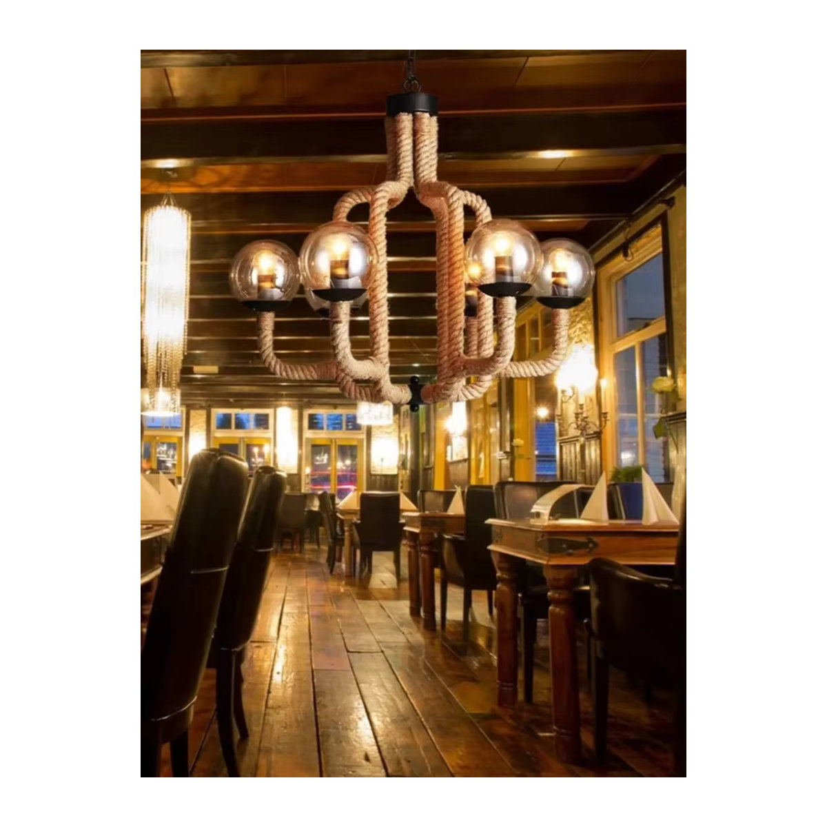 JIANKEXING LED Pendelleuchte im italienischen Designer-Stil für Restaurant, Café und Schlafzimmer - Bild 2