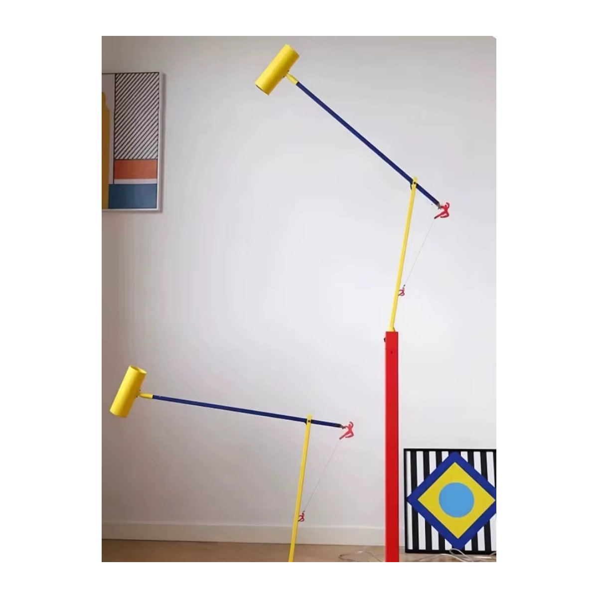 JIANKEXING Nordic Moderne Stehlampe im Memphis-Design für Wohnzimmer und Schlafzimmer - Bild 3