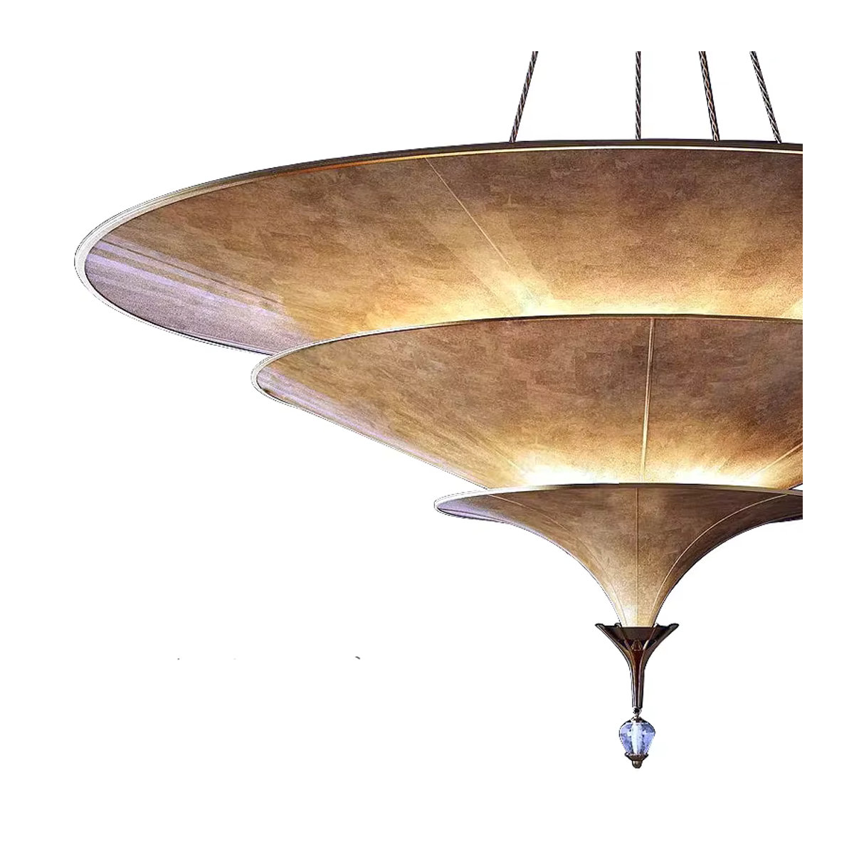 JIANKEXING Pendelleuchte im Wabi-Sabi-Stil mit südostasiatischem thailändischem Regenschirm-Design - Bild 4