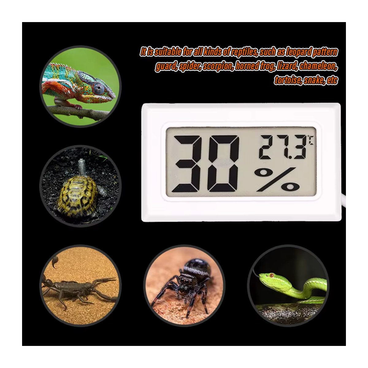 JIECARE Digitaler Bienenstock-Hygrothermograph mit Sensor, Hygrometer und Thermometer für Langstroth und Dadant Bienenstöcke - Bild 3