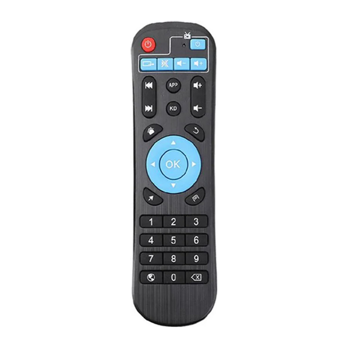 JingTider Universelle IR-Fernbedienung für T95 Max Plus Android Smart TV Box, Schwarz - Bild 1