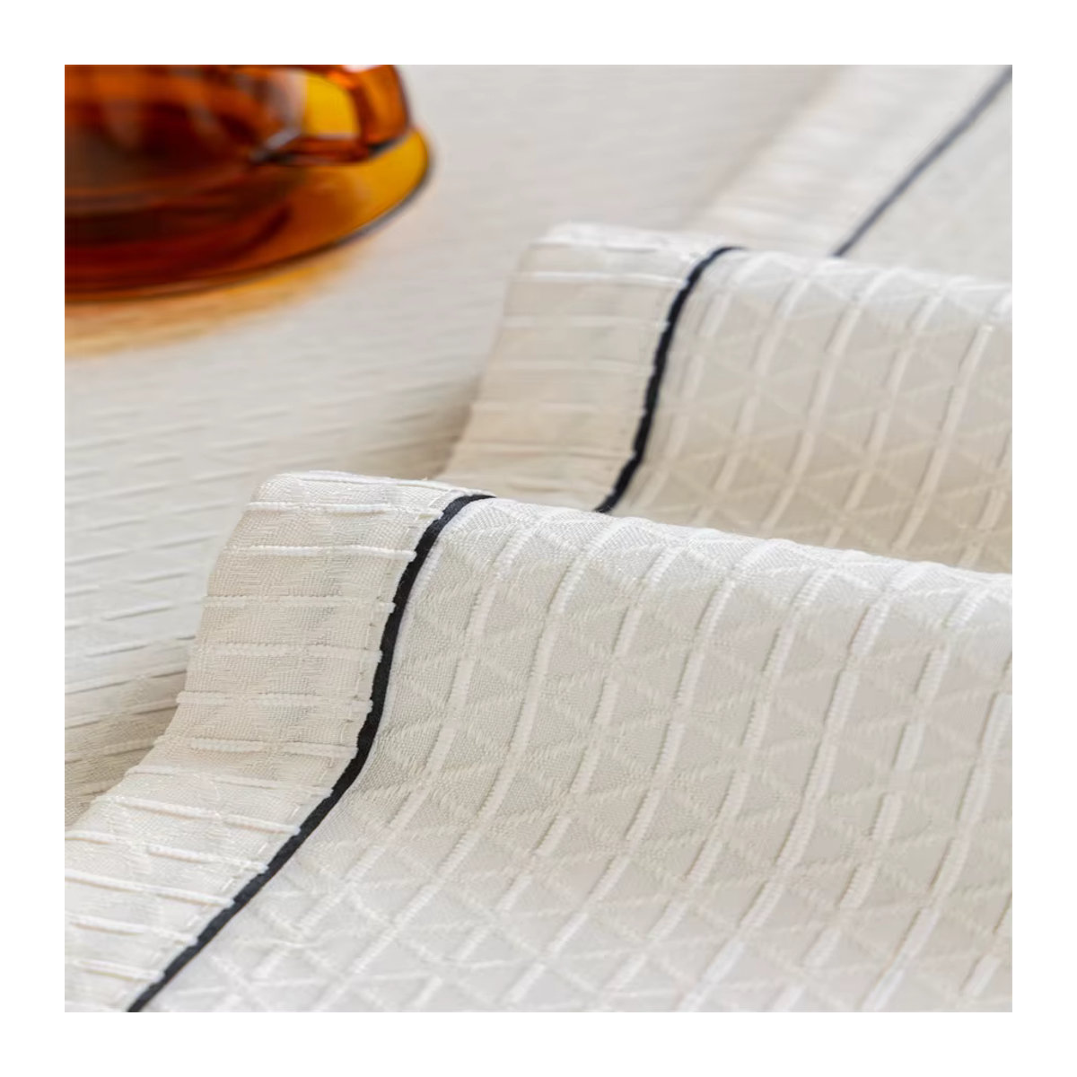 Jingyan Xijie Chenille Sofa-Schutzmatte für die Rückenlehne in Weiß - Bild 3