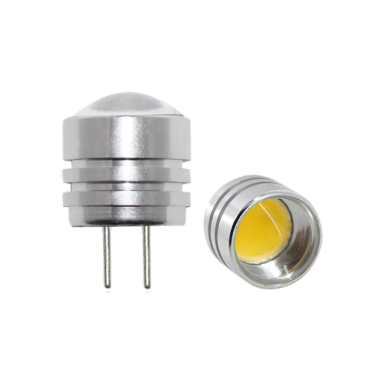JOYPINJ 10 Stück G4 COB LED Strahler 2 W Kristall-LED-Birnen DC12 V für Halogen-Kronleuchter - Bild 2
