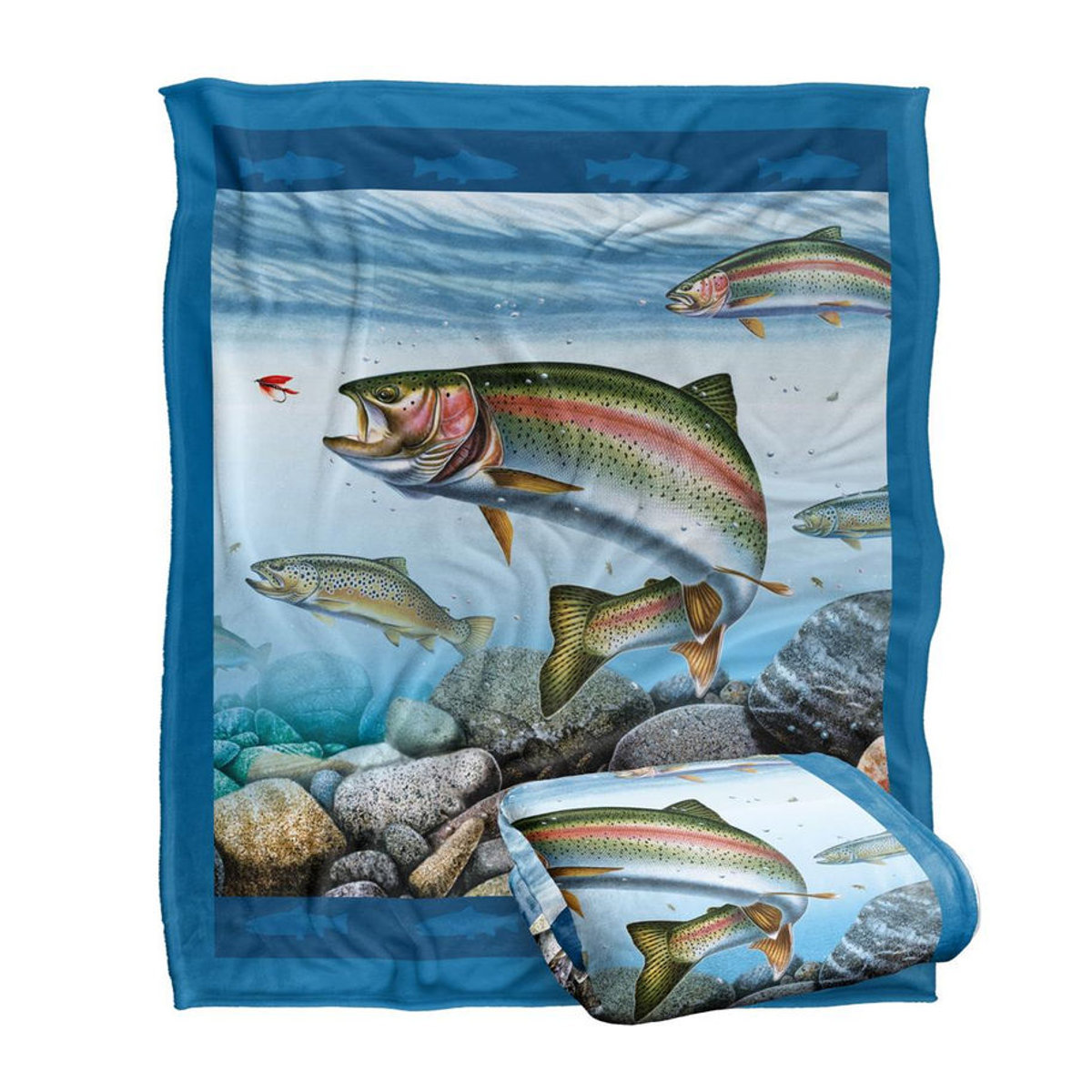 JQ Licensing Silky Scene Angeln Superweiche Decke One Size - Bild 2