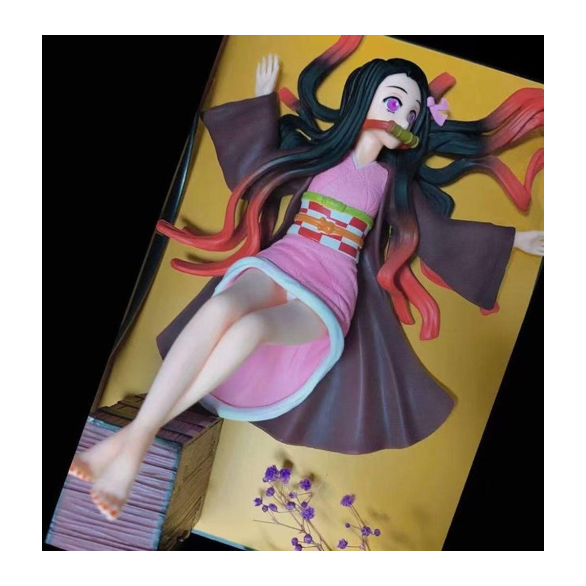 JT Studio Nezuko Anime-Figur aus PVC in schlafender Position - Bild 1