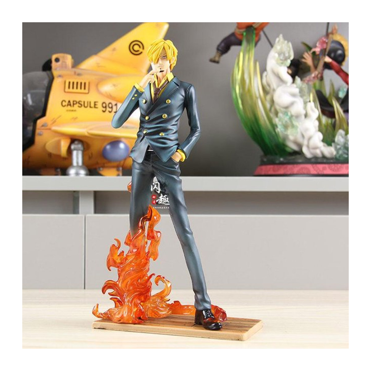 Jt Toys One Piece Anime Figur Sanji PVC Statue als Sammler Modell Ornament, Höhe: 24 cm - Bild 1