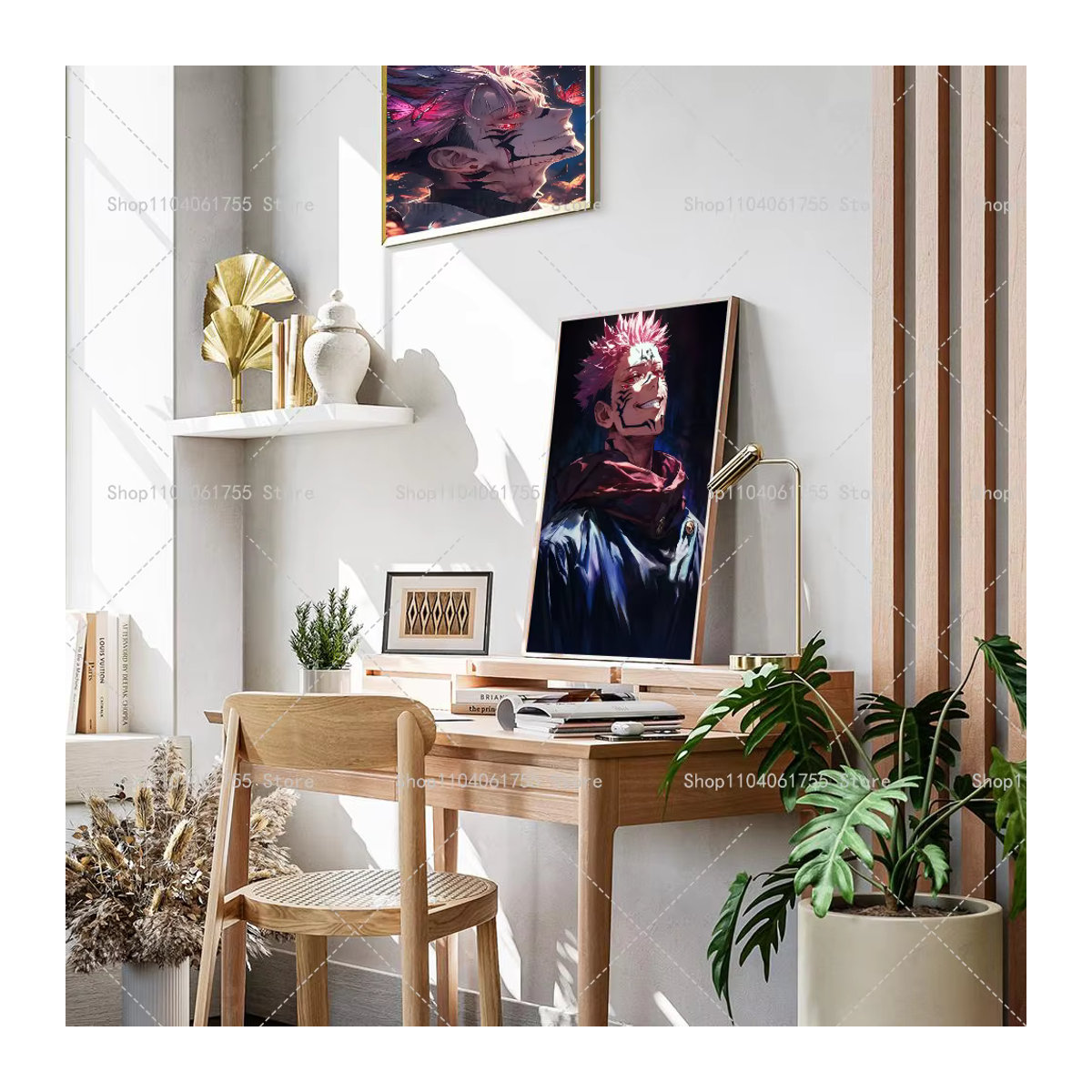 Jujutsu Kaisen Sukuna Poster Selbstklebender Wasserdichter Papier Aufkleber für Wanddekoration in Haus, Bar oder Zimmer - Bild 4