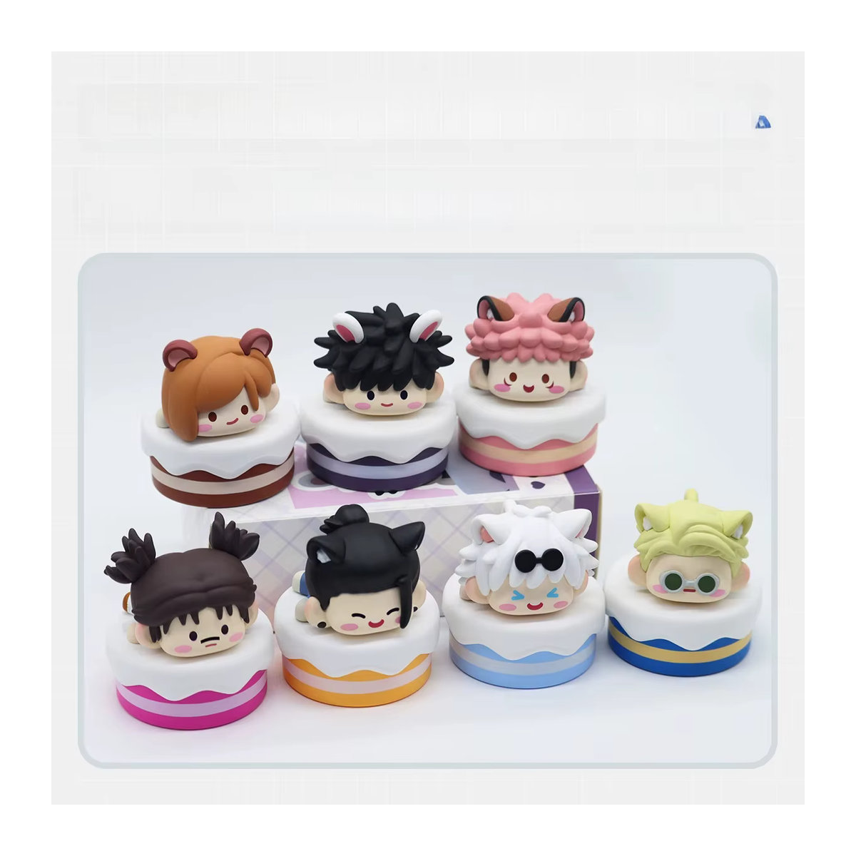 Jujutsu Line Anime Figuren Itadori Yuji und Fushiguro Megumi Q Edition aus PVC, mehrfarbig - Bild 1