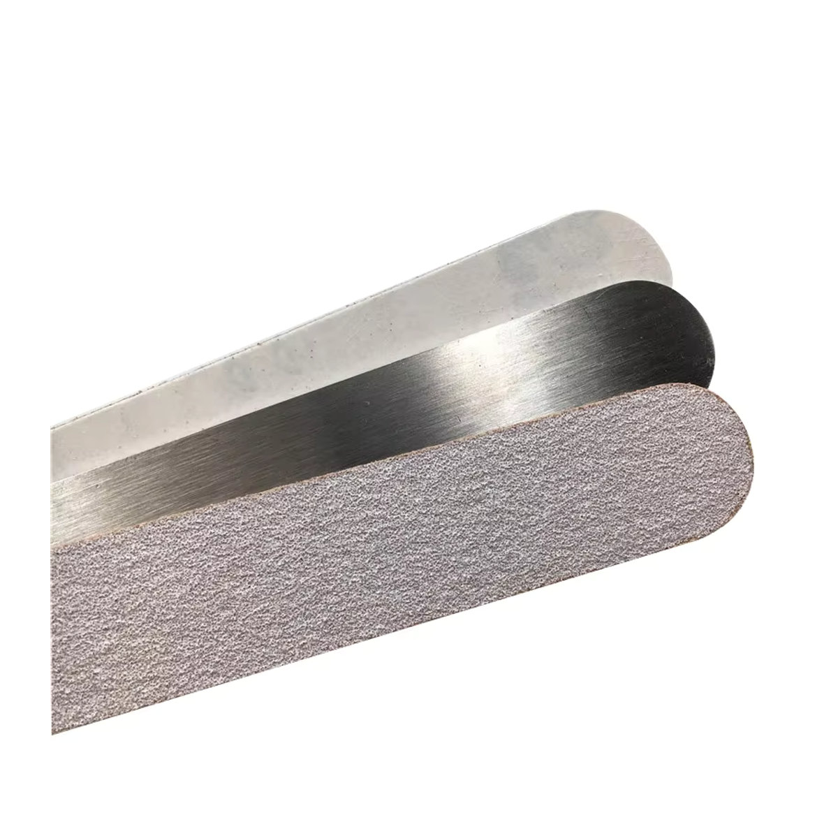 Julianna Beauty Professionelle Nagelfeile Ersatzset mit Metallgriff, 100 Stück, Grau, Körnung 100/180/240, doppelseitige Puffer Nagelfeile aus Schleifpapier - Bild 3