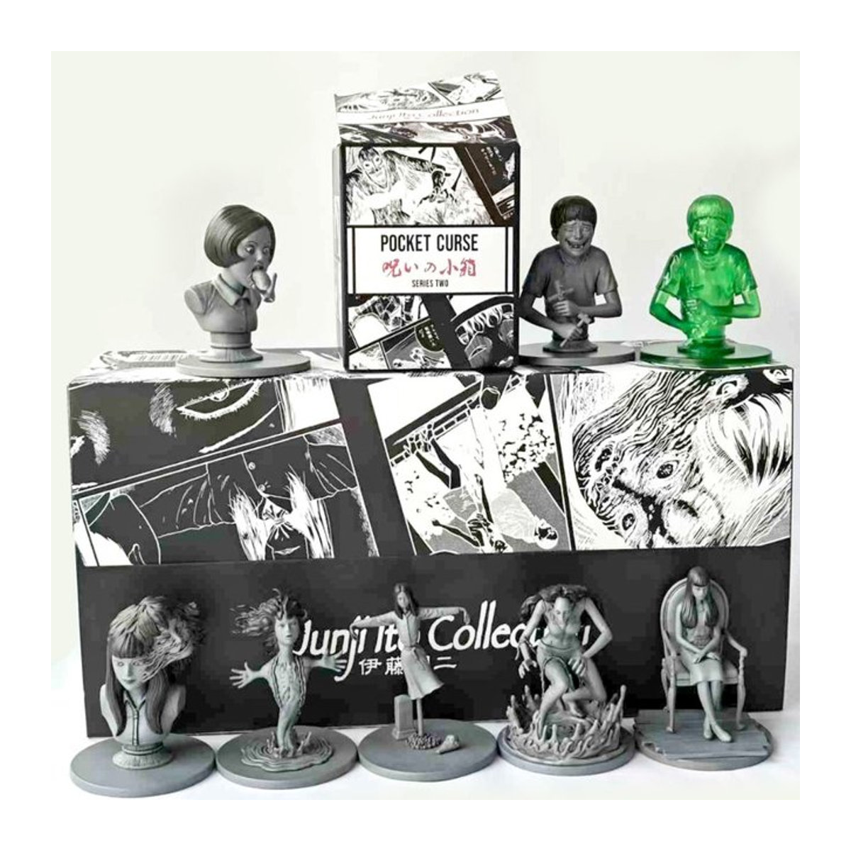Junji Ito Horror Comic Blind Box Sammelfigur Tomie Slug Mädchen Puppe Multicolor - Bild 1