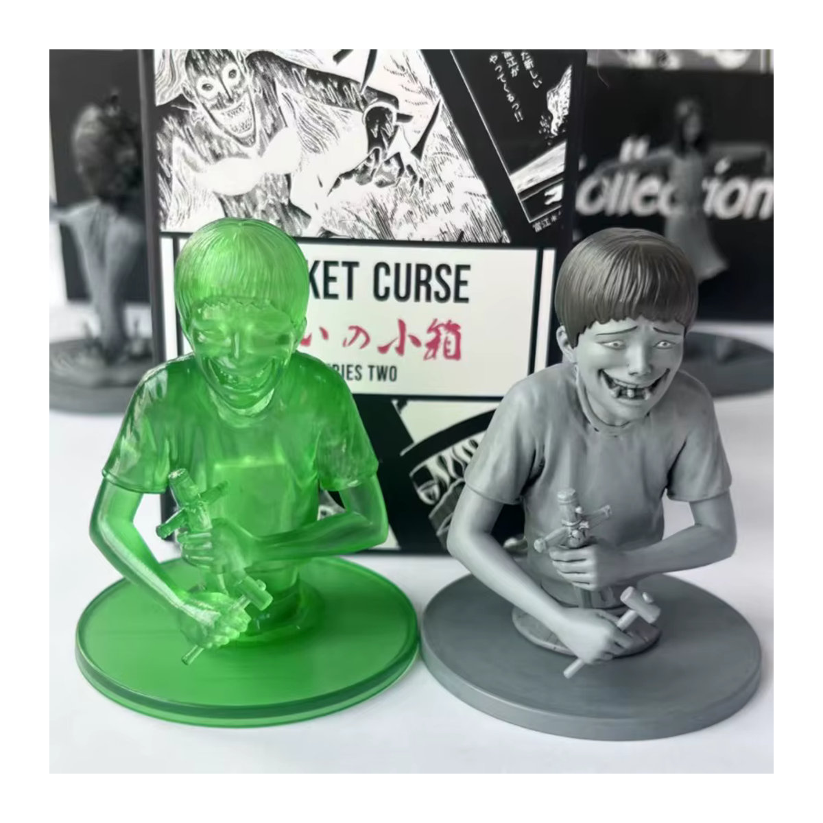 Junji Ito Horror Comic Blind Box Sammelfigur Tomie Slug Mädchen Puppe Multicolor - Bild 4