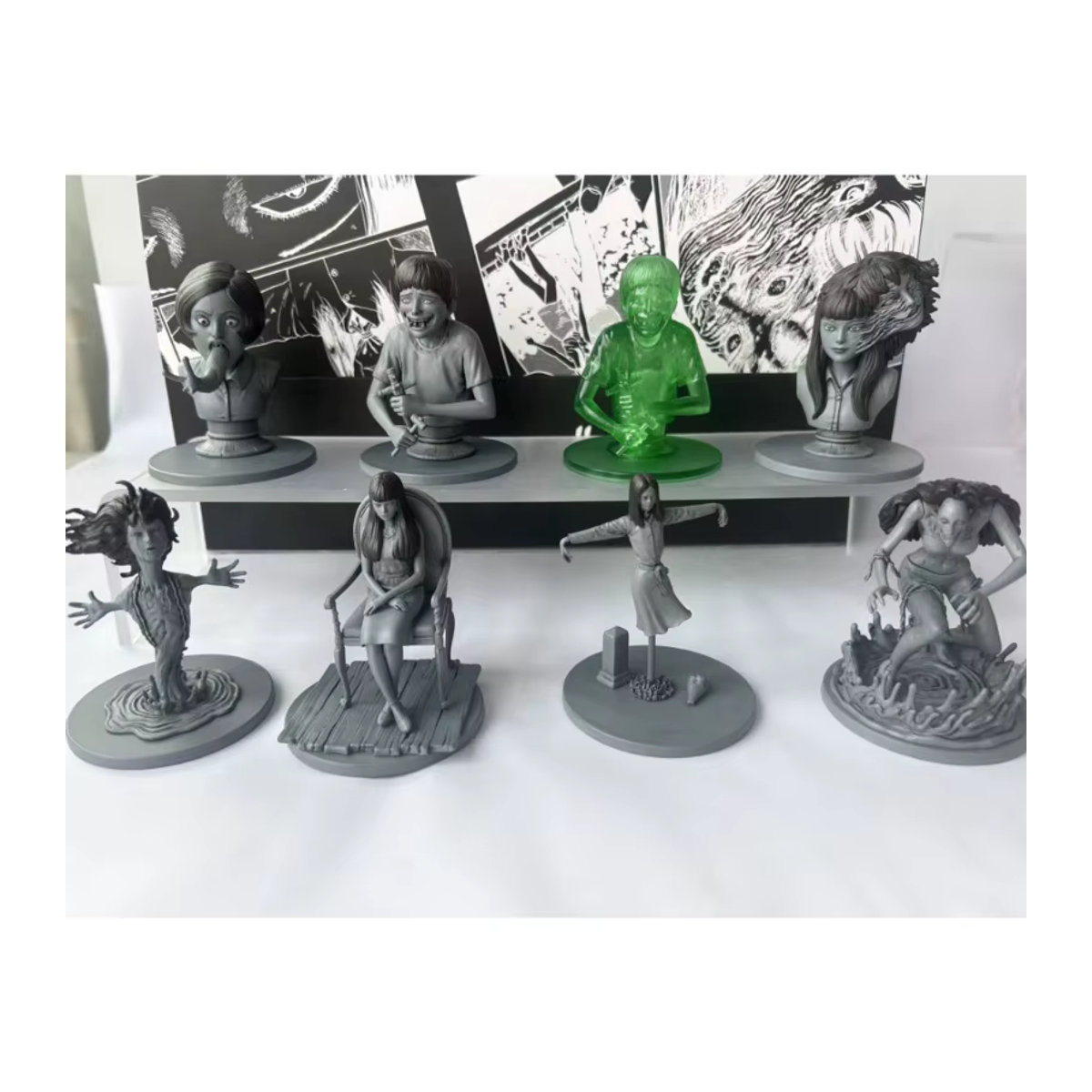 Junji Ito Horror Comic Blind Box Sammelfigur Tomie Slug Mädchen Puppe Multicolor - Bild 5