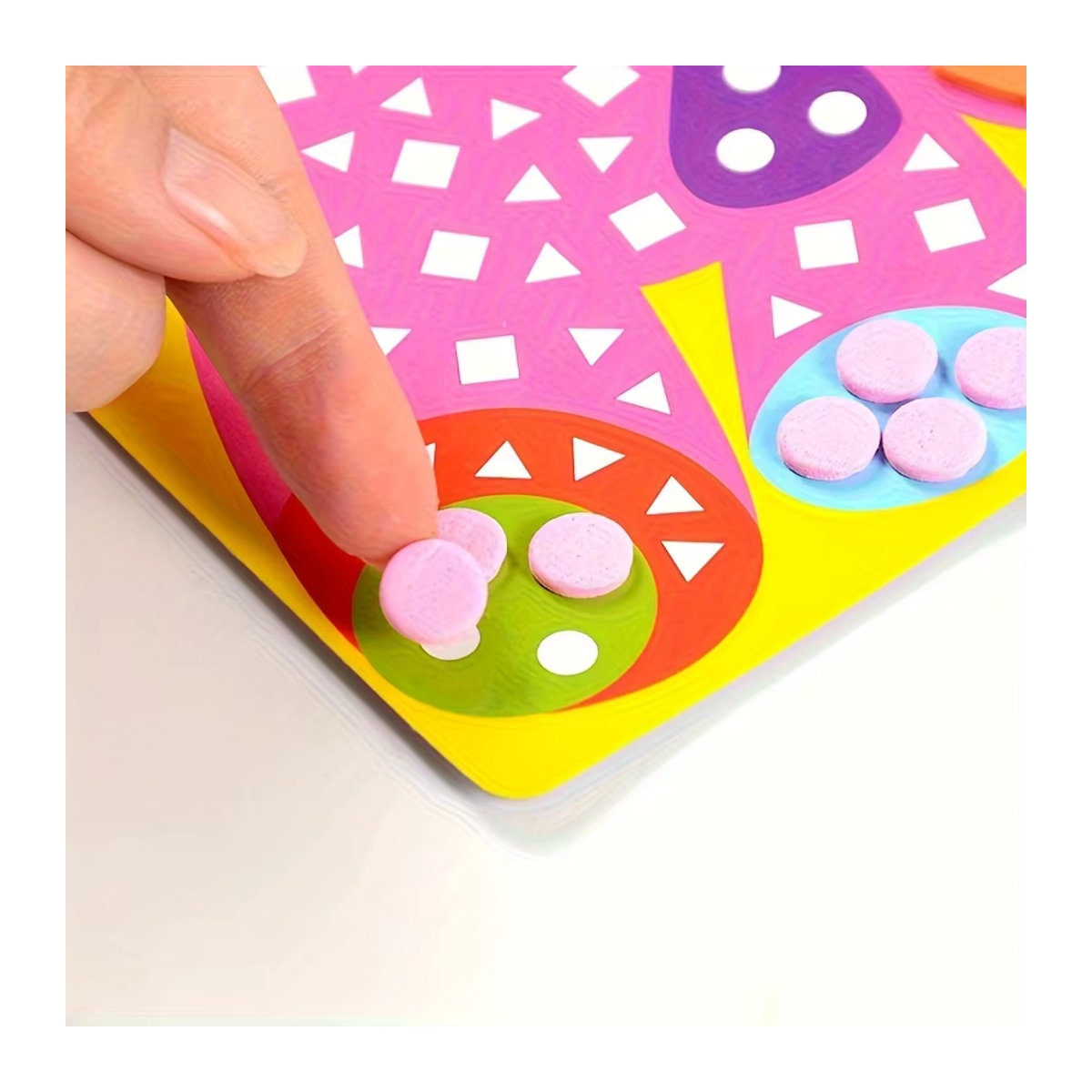 JXB DIY 3D EVA Schaum Mosaik Sticker Set für kreative Wanddekoration in Multicolor - Bild 3