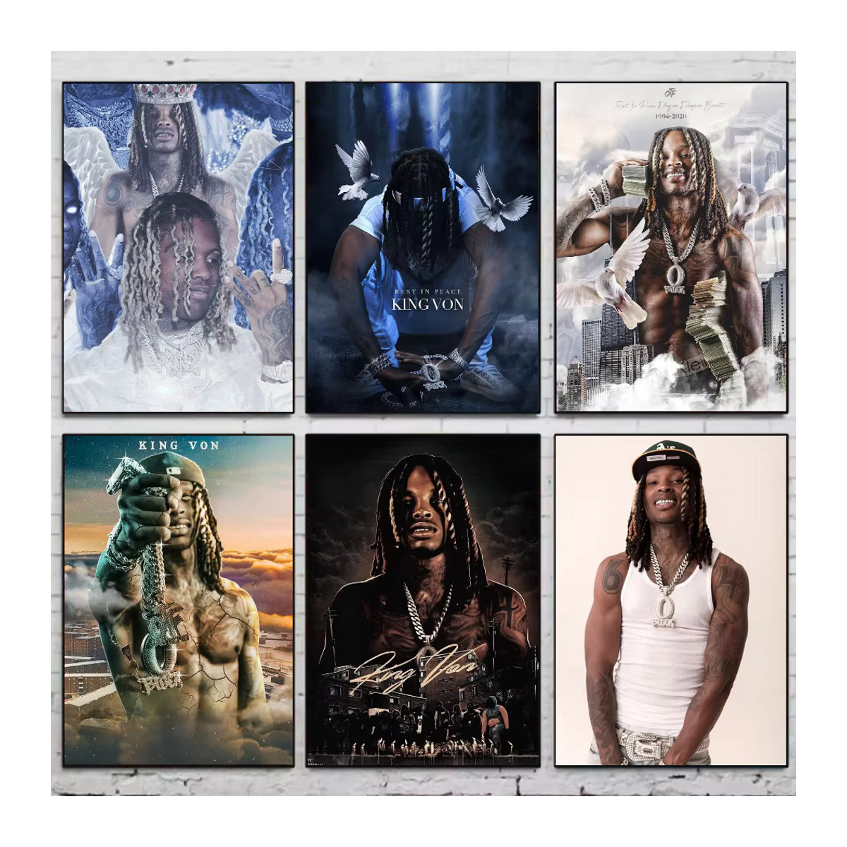 K-King Rapper HD Art Poster, mehrfarbig, Rechteckig, B: 20 cm, H: 15 cm, T: 20 cm - Bild 2
