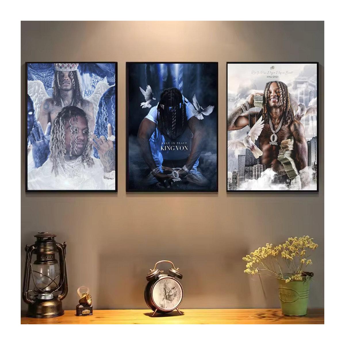 K-King Rapper HD Art Poster, mehrfarbig, Rechteckig, B: 20 cm, H: 15 cm, T: 20 cm - Bild 3